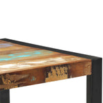 Tömör újrahasznosított fa bárasztal 110 x 60 x 110 cm 4