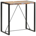 Tömör újrahasznosított fa bárasztal 110 x 60 x 110 cm 6