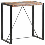 Tömör újrahasznosított fa bárasztal 110 x 60 x 110 cm 9