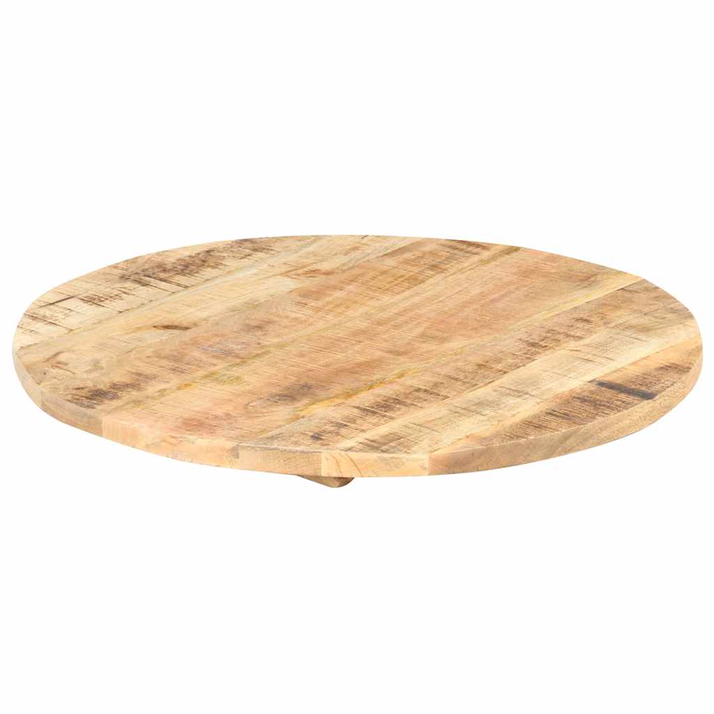 Kerek tömör mangófa asztallap 25-27 mm 50 cm 2