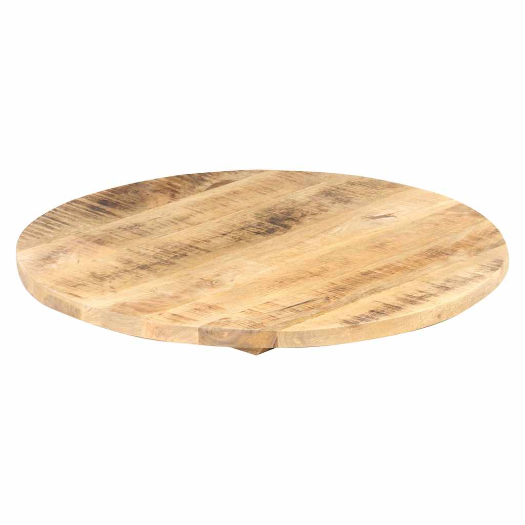 Kerek tömör mangófa asztallap 25-27 mm 50 cm 3