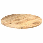 Kerek tömör mangófa asztallap 25-27 mm 50 cm 6