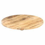 Kerek tömör mangófa asztallap 25-27 mm 70 cm 3