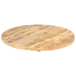 Kerek tömör mangófa asztallap 25-27 mm 70 cm 5