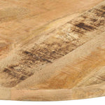 Kerek tömör mangófa asztallap 25-27 mm 70 cm 7