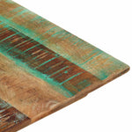 Négyszögű tömör újrahasznosított fa asztallap 60x140cm 15-16 mm 11