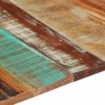 Négyszögű tömör újrahasznosított fa asztallap 60x140cm 15-16 mm 10