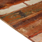 Négyszögű tömör újrahasznosított fa asztallap 80x80 cm 15-16 mm 8