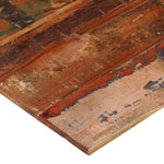 Négyszögű tömör újrahasznosított fa asztallap 80x80 cm 15-16 mm 10