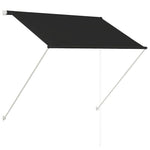 Feltekerhető antracitszürke napellenző 100 x 150 cm 2