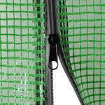 Acél melegház polcokkal 227 x 223 cm 9