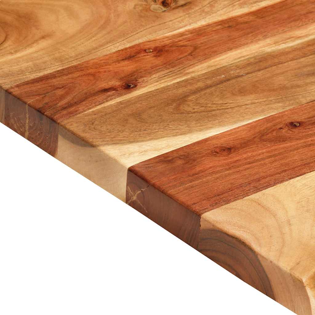 Tömör akácfa fürdőszoba piperepolc 100x52x3,8 cm 5