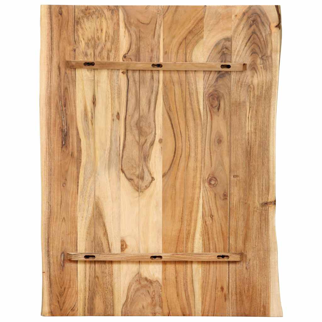 Tömör akácfa asztallap 80 x (50-60) x 2,5 cm 2