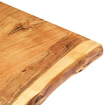 Tömör akácfa asztallap 80 x (50-60) x 2,5 cm 3
