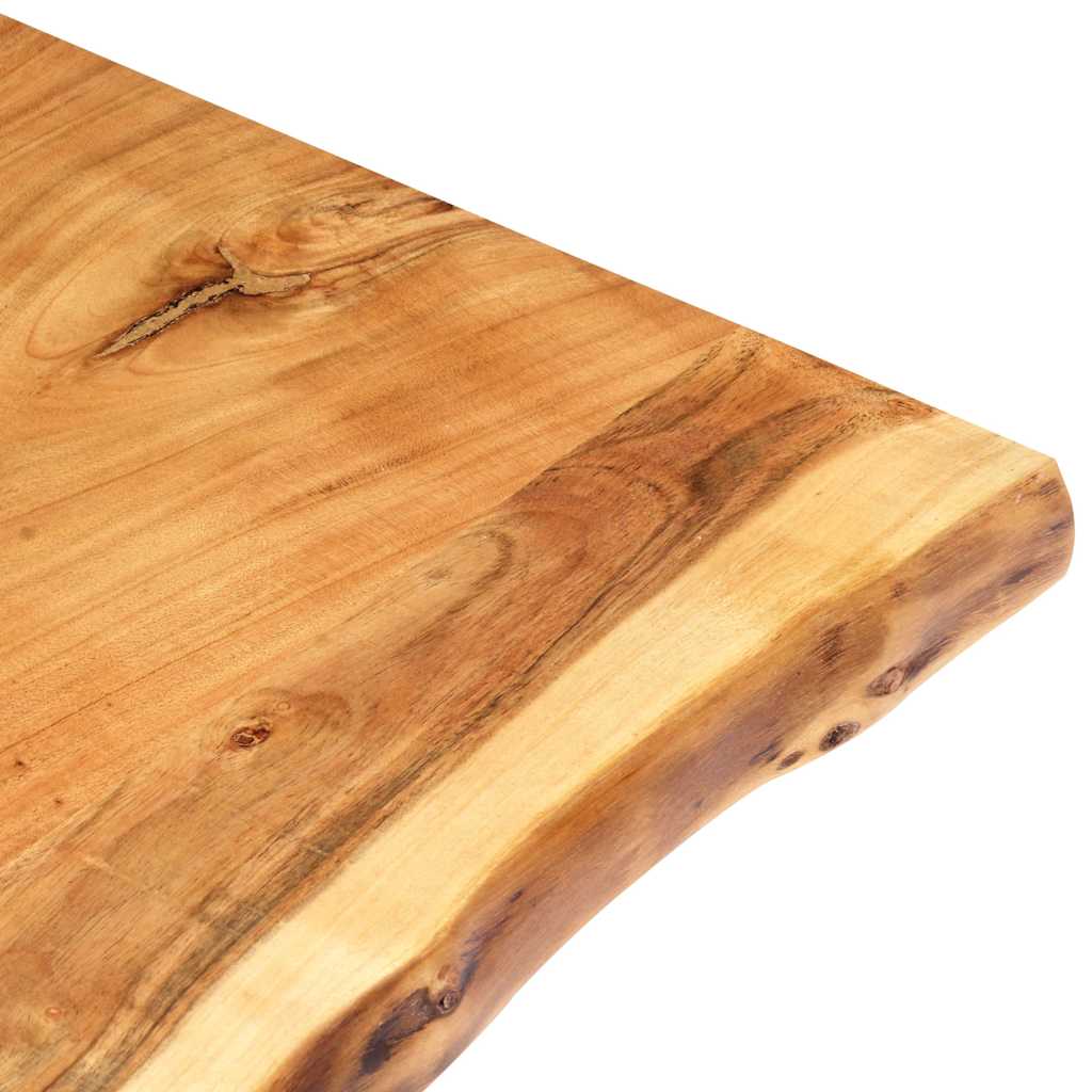 Tömör akácfa asztallap 80 x (50-60) x 2,5 cm 3