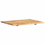 Tömör akácfa asztallap 80 x (50-60) x 2,5 cm 7