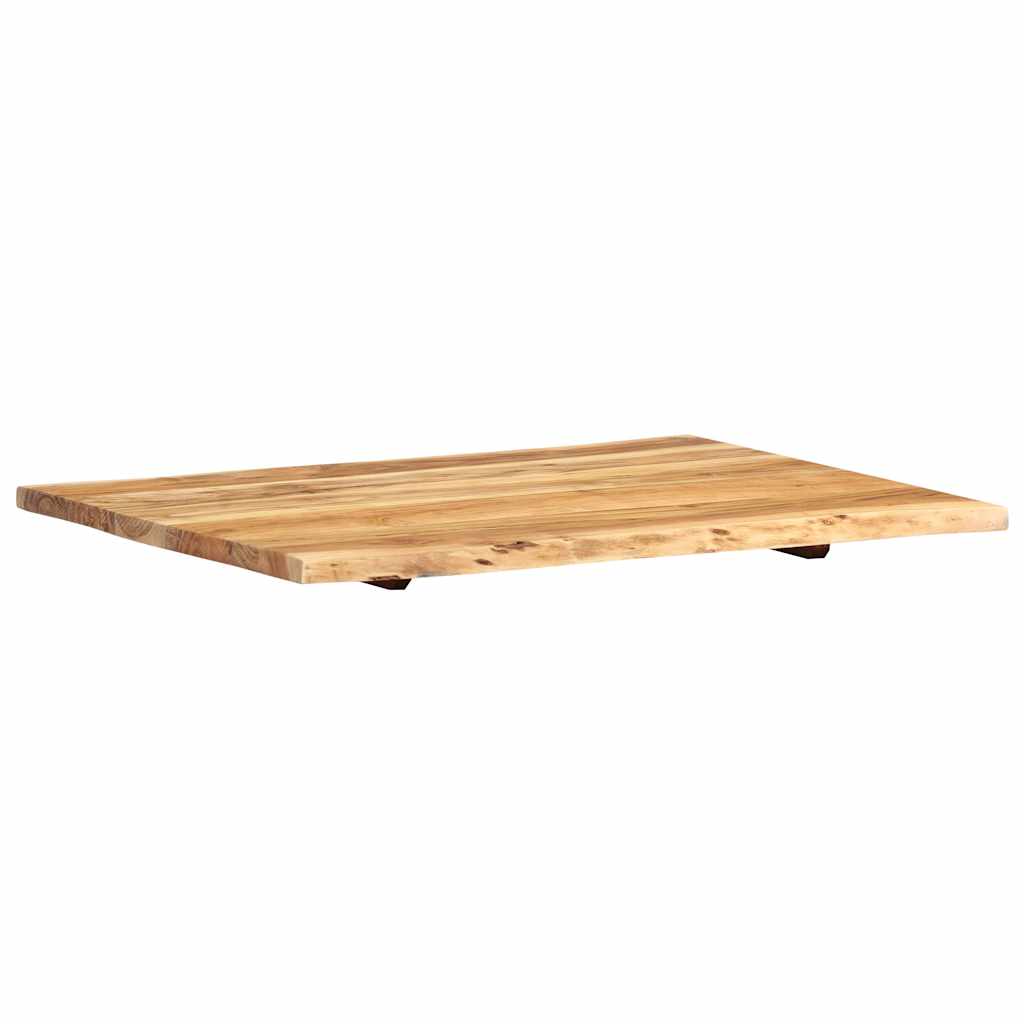 Tömör akácfa asztallap 80 x (50-60) x 2,5 cm 7