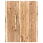 Tömör akácfa asztallap 80 x (50-60) x 3,8 cm