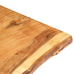 Tömör akácfa asztallap 80 x (50-60) x 3,8 cm 3