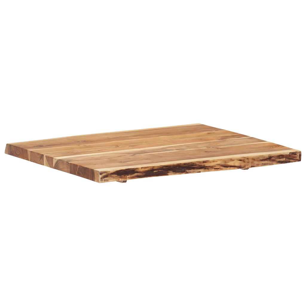 Tömör akácfa asztallap 80 x (50-60) x 3,8 cm 5