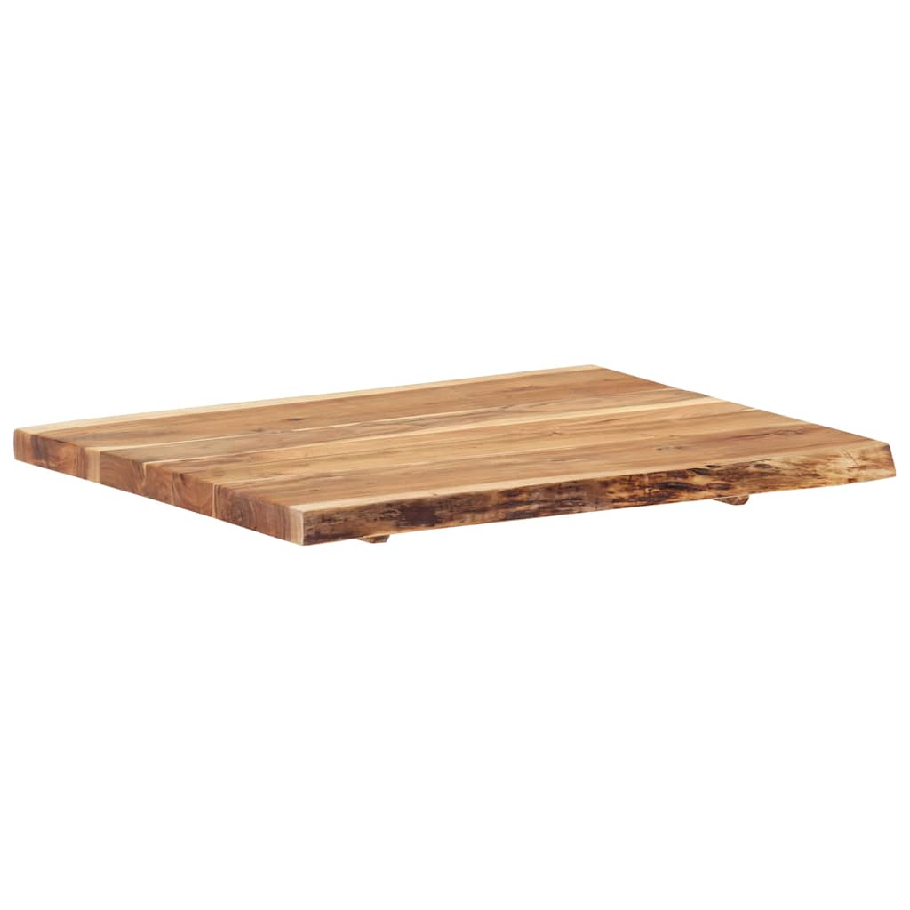 Tömör akácfa asztallap 80 x (50-60) x 3,8 cm 6