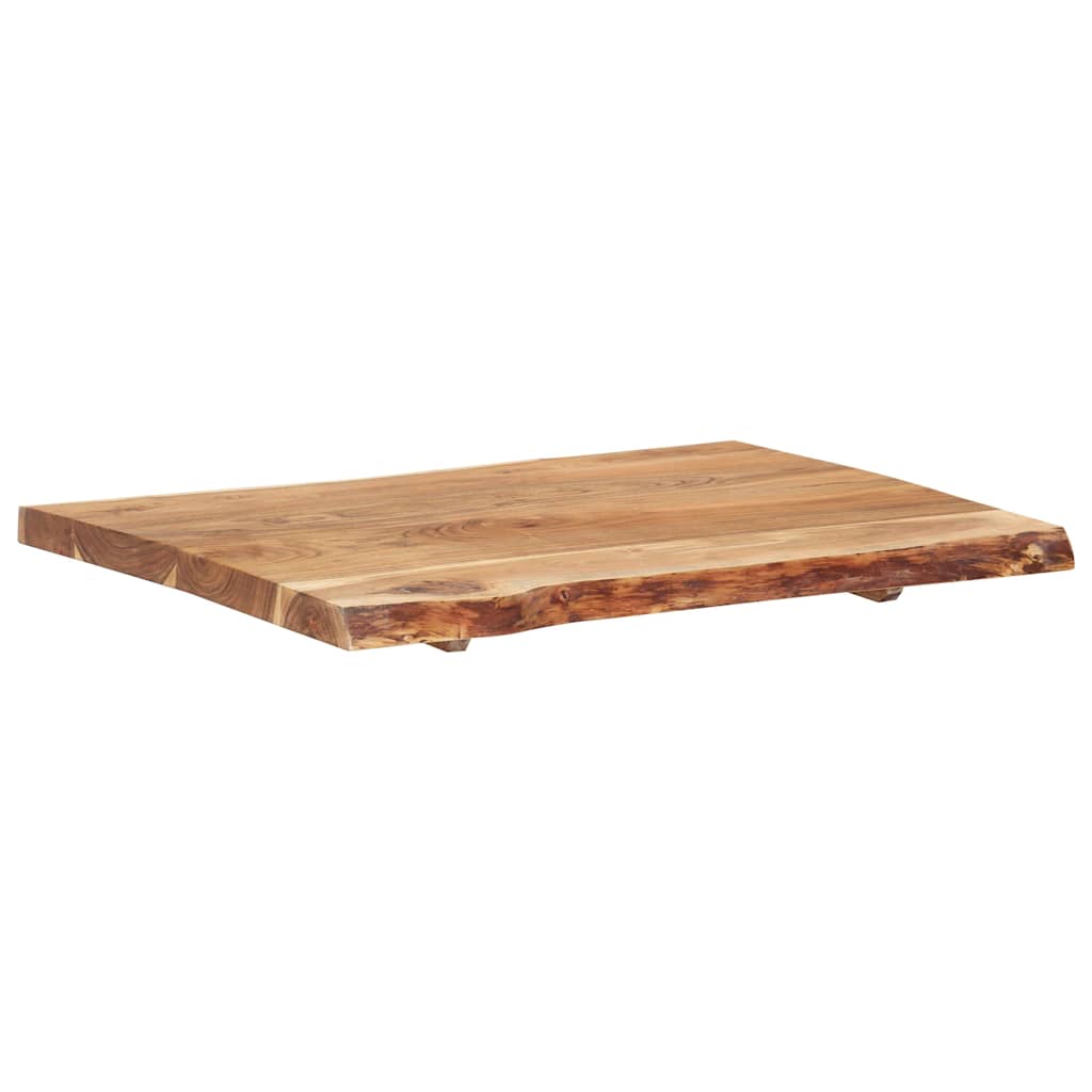 Tömör akácfa asztallap 80 x (50-60) x 3,8 cm 7