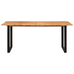 Tömör akácfa étkezőasztal 180 x 90 x 76 cm 2