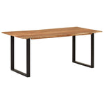 Tömör akácfa étkezőasztal 180 x 90 x 76 cm 9