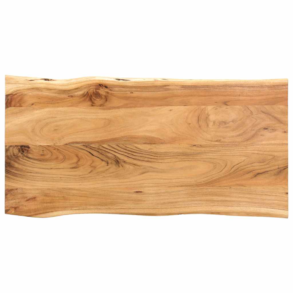 Tömör akácfa étkezőasztal 118 x 58 x 76 cm 5