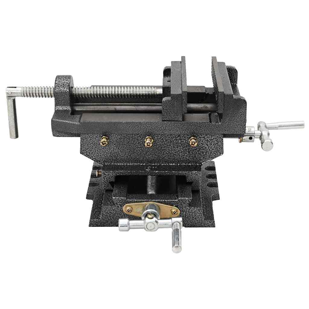 Kézi működtetésű kereszttengelyes satu 150 mm 3