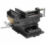 Kézi működtetésű kereszttengelyes satu 150 mm 4