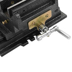 Kézi működtetésű kereszttengelyes satu 150 mm 7