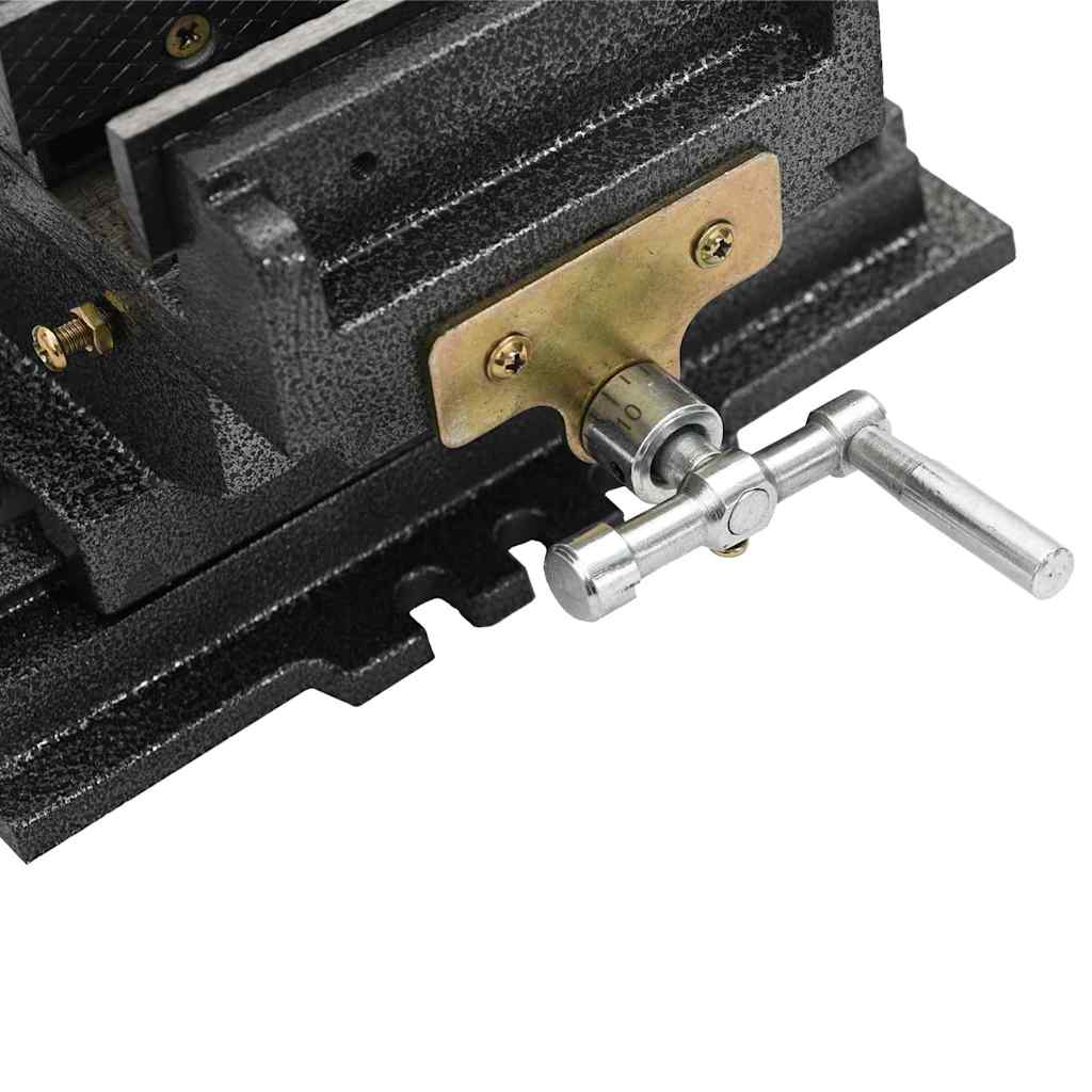 Kézi működtetésű kereszttengelyes satu 150 mm 7