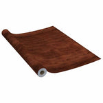 Sötét tölgyszínű öntapadó PVC bútorfólia 500 x 90 cm 2