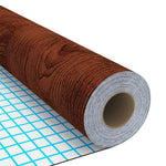 Sötét tölgyszínű öntapadó PVC bútorfólia 500 x 90 cm 5