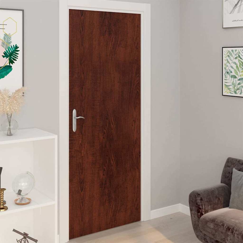 Sötét tölgyszínű öntapadó PVC bútorfólia 500 x 90 cm