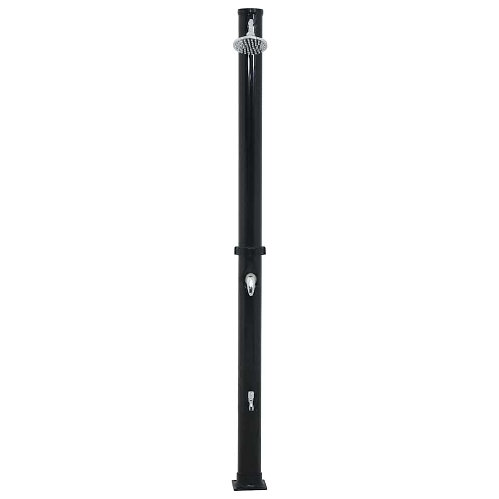 Fekete szolárzuhany 220 cm 20 L 4