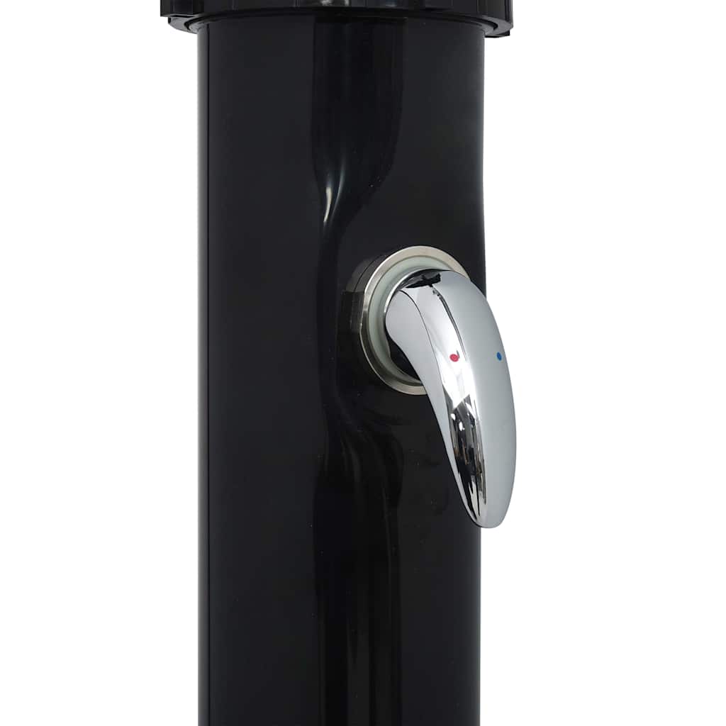 Fekete szolárzuhany 220 cm 20 L 8