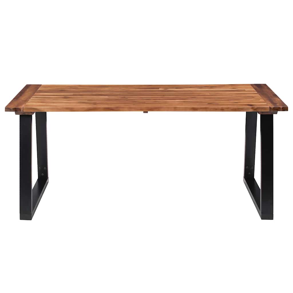 Tömör akácfa étkezőasztal 180 x 90 cm 2