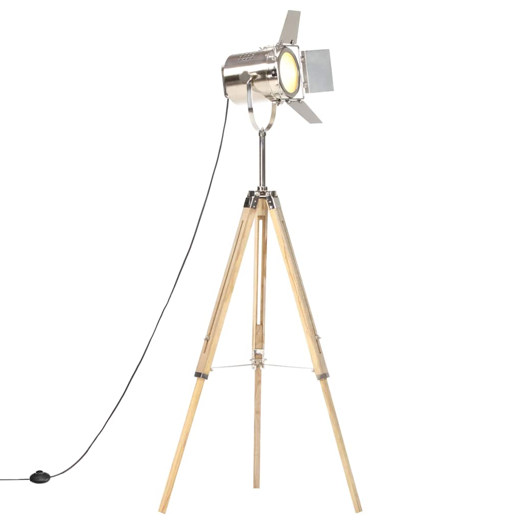 Háromlábú tömör mangófa állólámpa 140 cm