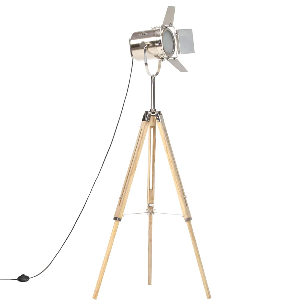Háromlábú tömör mangófa állólámpa 140 cm 2