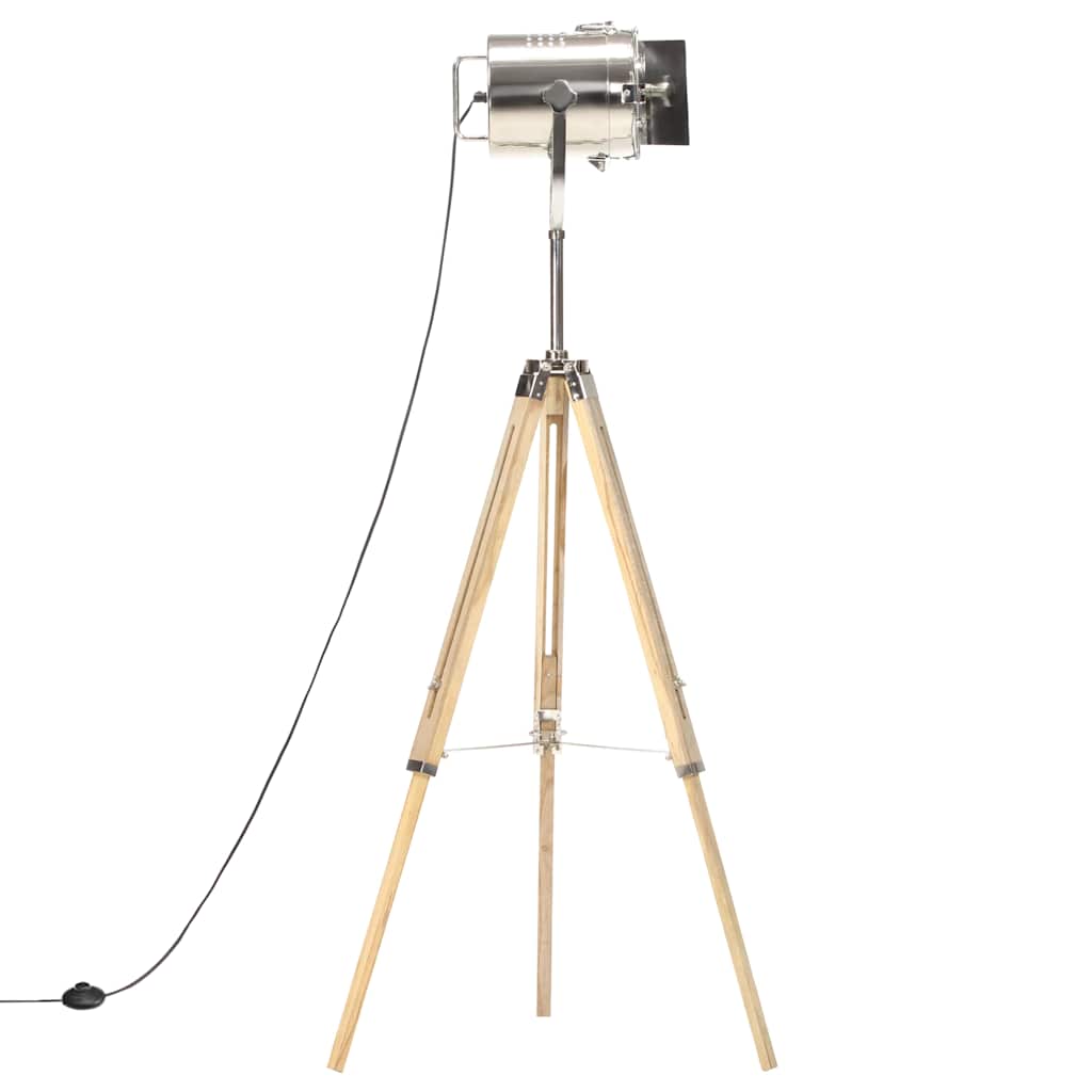 Háromlábú tömör mangófa állólámpa 140 cm 4