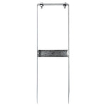 2 db acél WPC kerítéscövek 40 cm 3