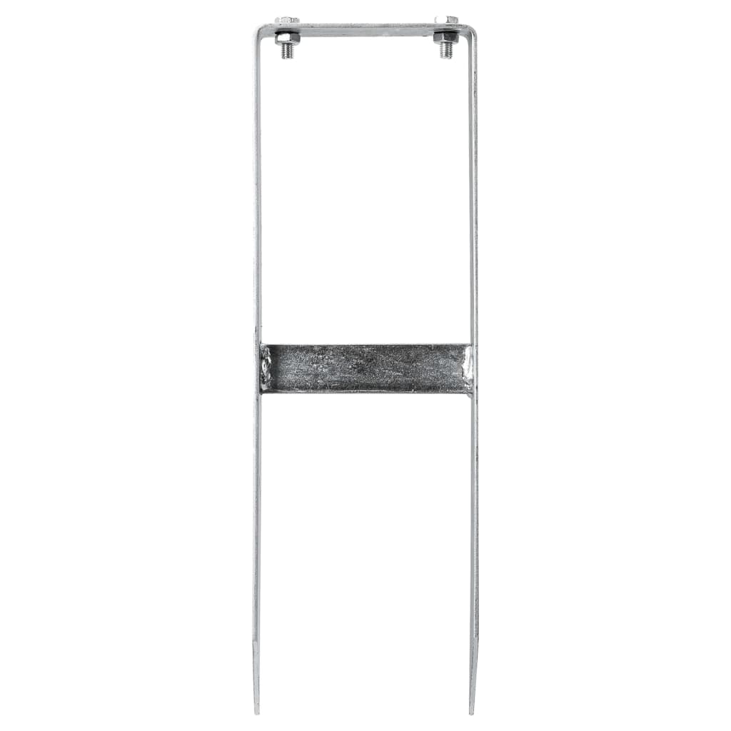 2 db acél WPC kerítéscövek 40 cm 3