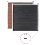 2 db acél WPC kerítéscövek 40 cm 5