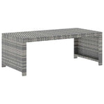 5 részes szürke polyrattan kerti ülőgarnitúra párnákkal 9