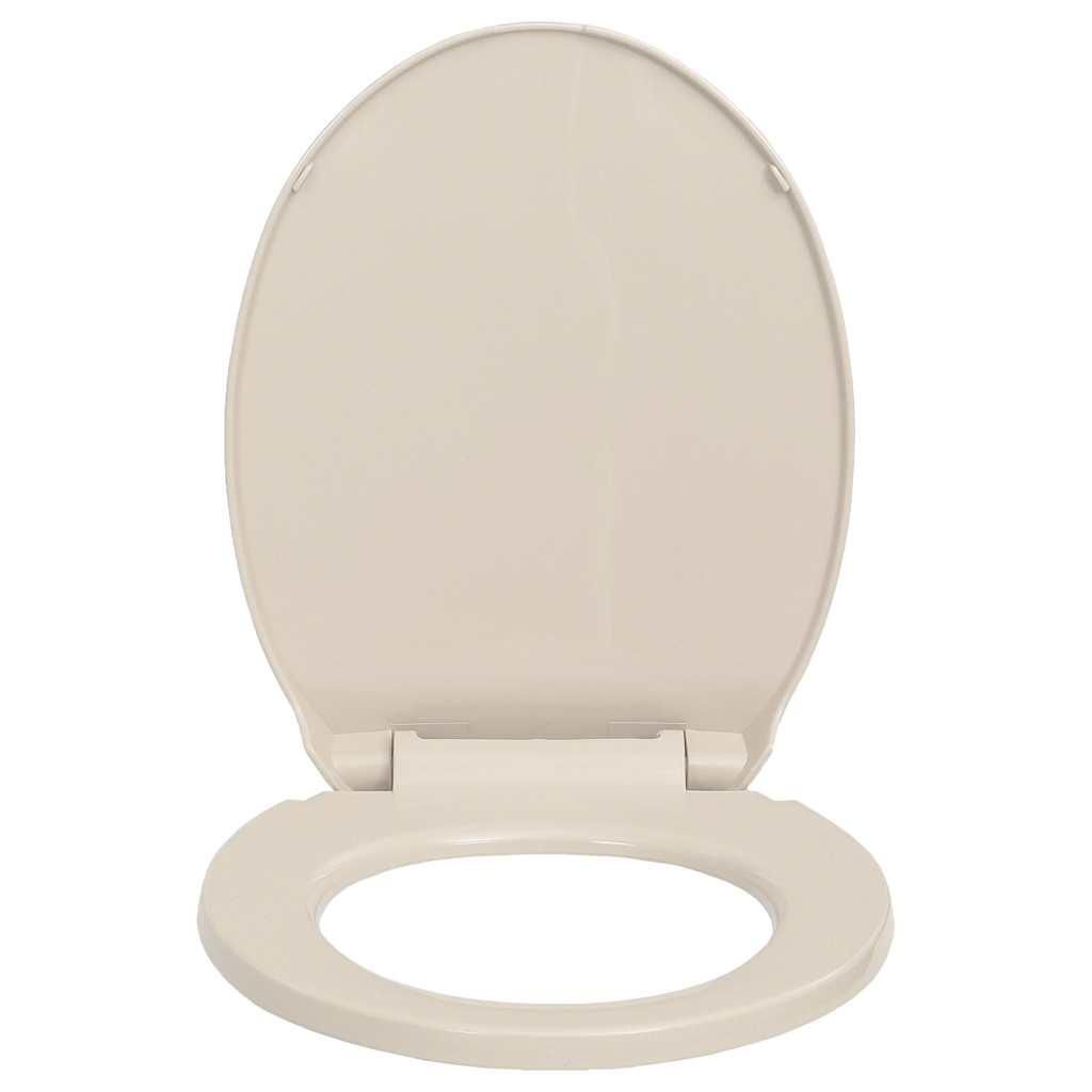 Barackszínű ovális WC-ülőke lassan csukódó fedéllel 4