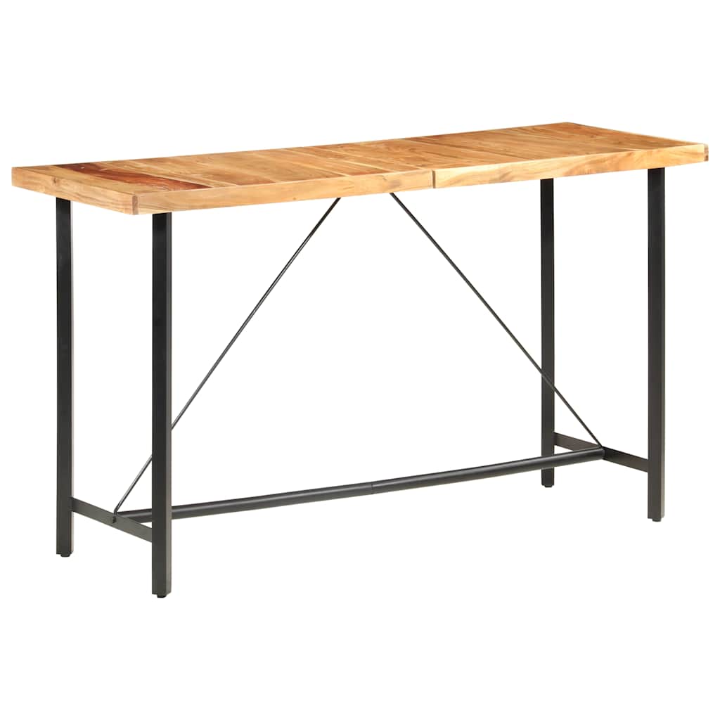 Tömör akácfa bárasztal 180 x 70 x 107 cm 11