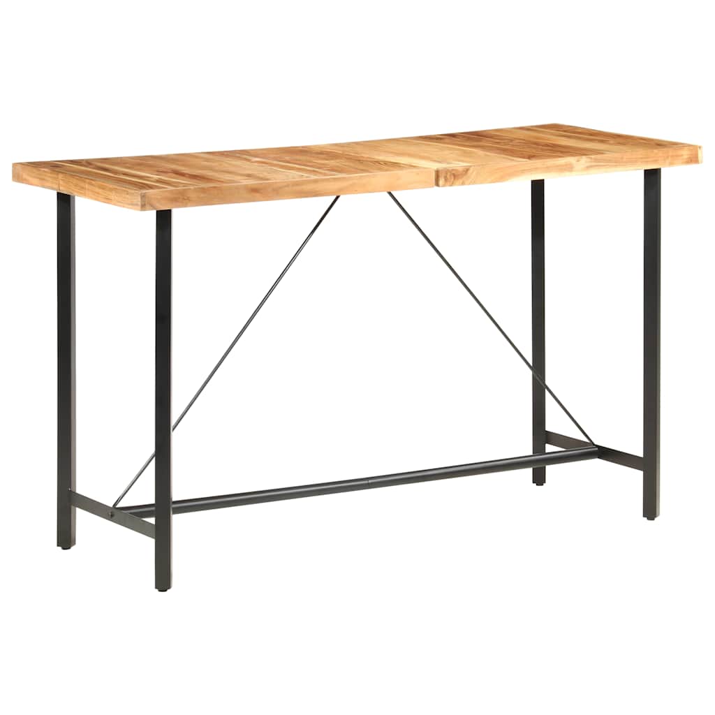 Tömör akácfa bárasztal 180 x 70 x 107 cm 8