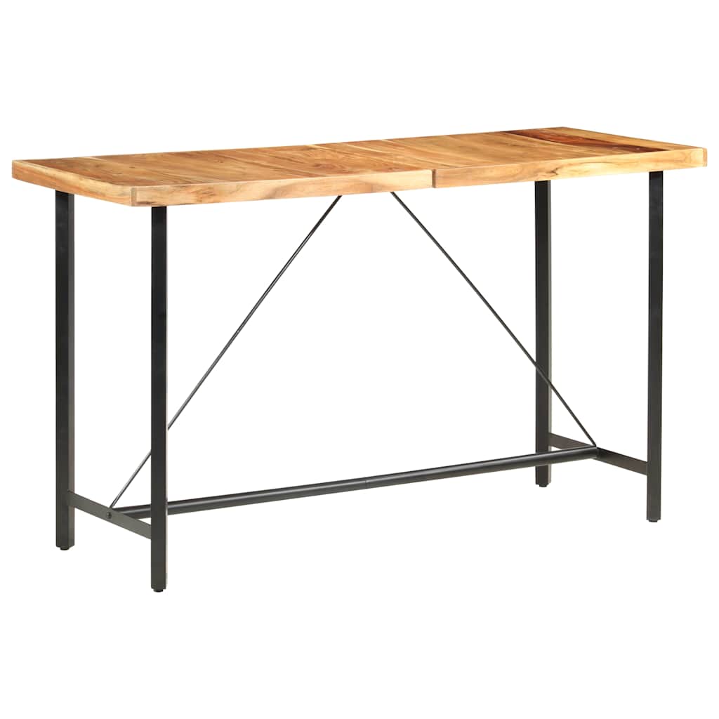 Tömör akácfa bárasztal 180 x 70 x 107 cm 10